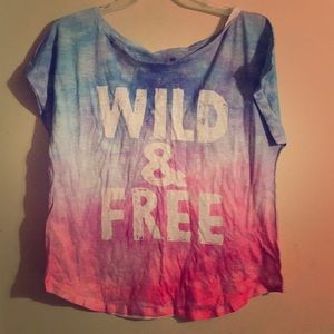“WILD & FREE” top